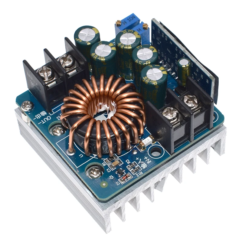 DC-DC 400W 15A 10 5-60V to 10-60V высокомощное понижающее постоянное напряжение постоянный ток