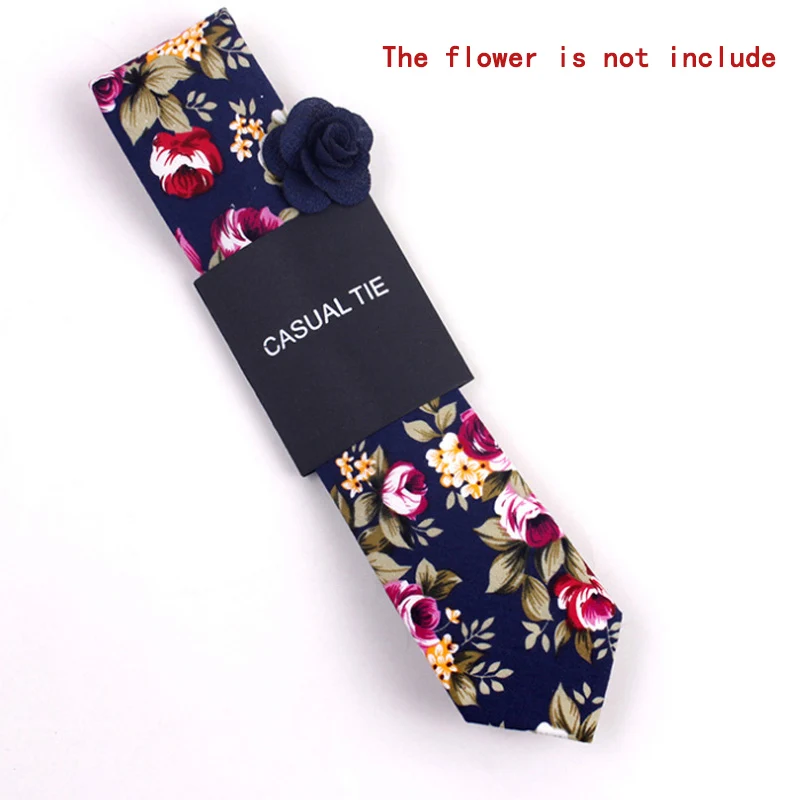 Модный мужской галстук с цветочным принтом, обтягивающие Галстуки, тонкий галстук для свадьбы, рождественской вечеринки, распродажа