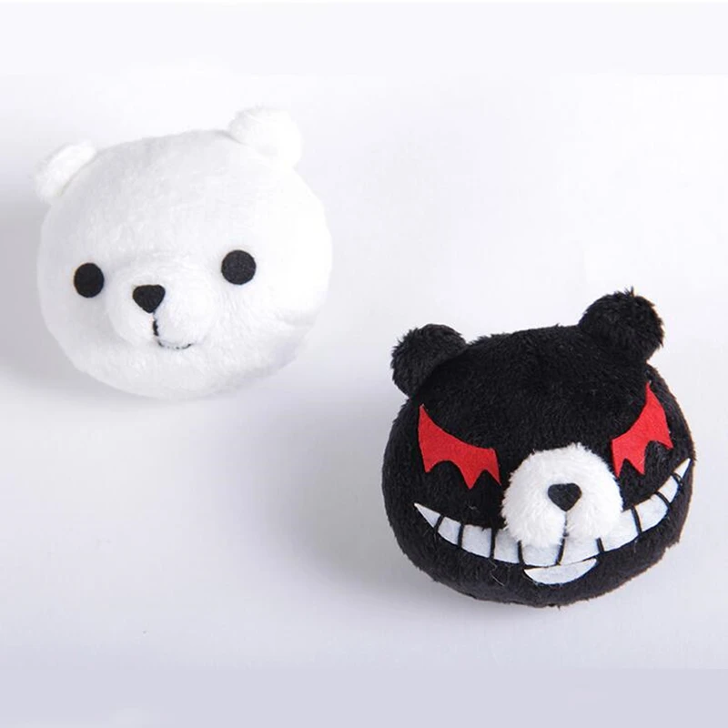 Аниме Dangan Ronpa Danganronpa заколка для волос Дзюнко Эносима моно Кума Белый Черный