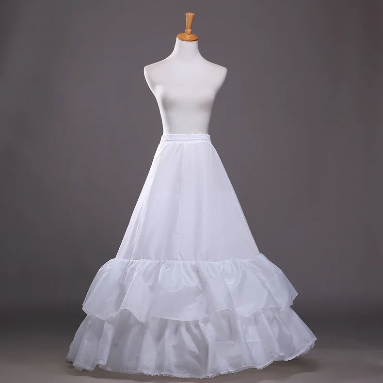 Можно купить vestido de novia новые белые линии hoepelrok saiote para vestido de noiva дешевые jupon fille enfant - Цвет: Белый