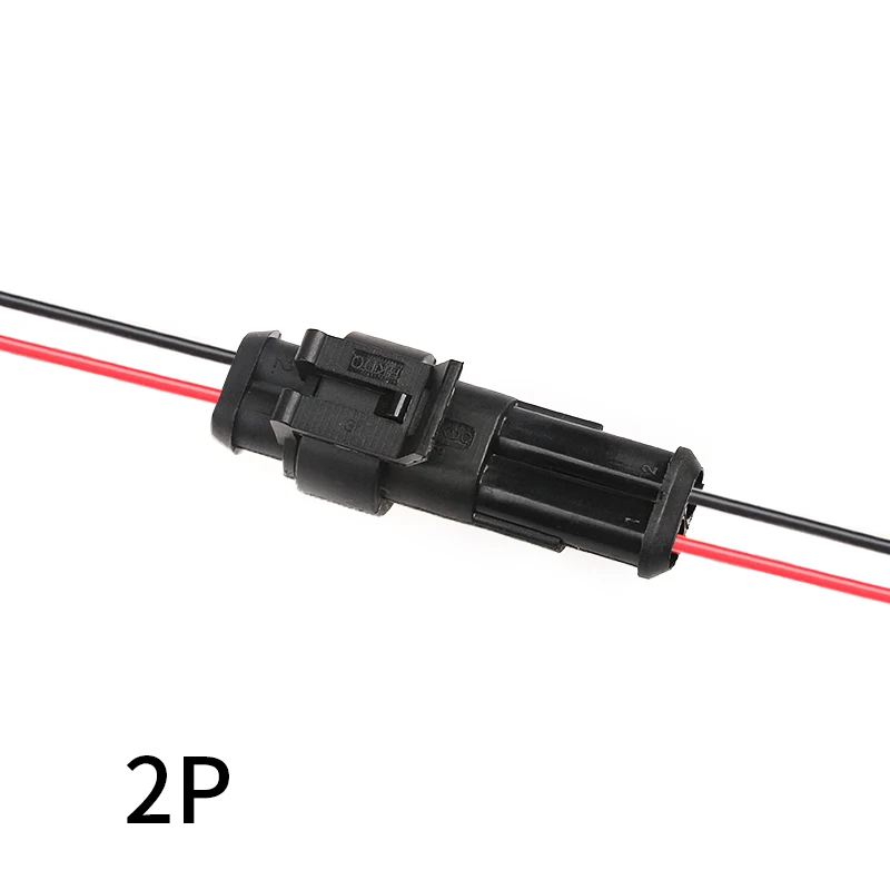 Автоматический электрический соединитель для проводов 1Pin 2Pin 3Pin 4Pin 5Pin 6Pin