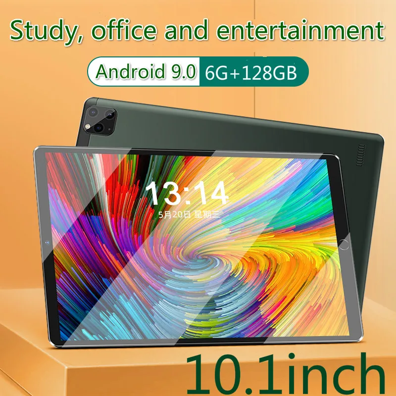 Android 9 0 Tablet PC 2021 Новый 10 1 дюймов 6G + 128GB 4G мобильный телефон подходит для студентов
