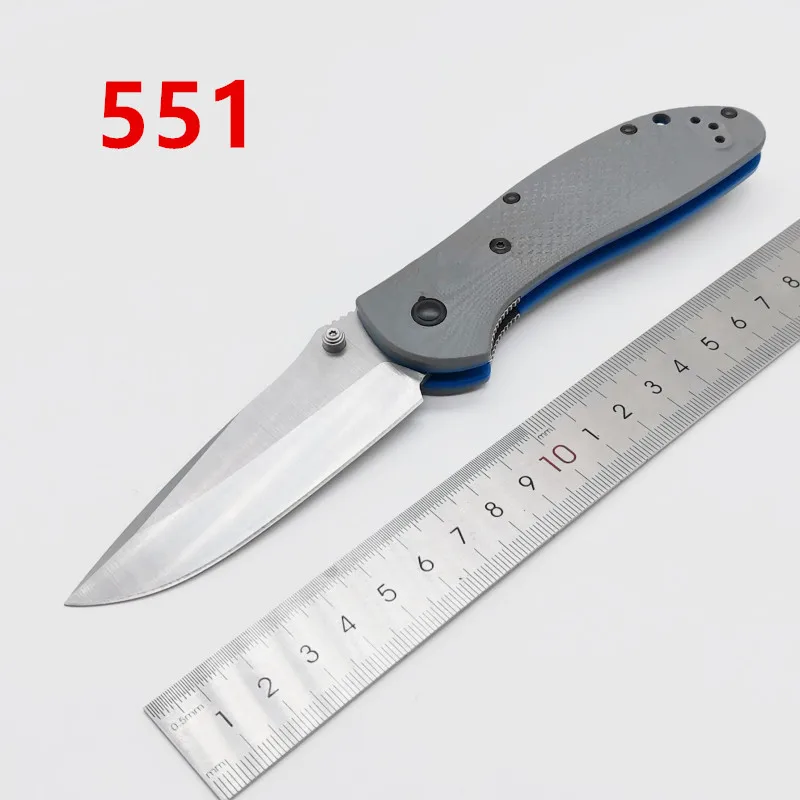 551 Бабочка BM550 BM551 550bk 551 G10 ручка охотничий складной карманный нож для выживания Рождественский подарок - Цвет: 551