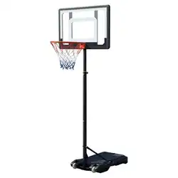 CC0182 Adjustable Height Basketball Stand Children Mobile Training Basketball Rack Toy Quality Transparent Basketball Backboard