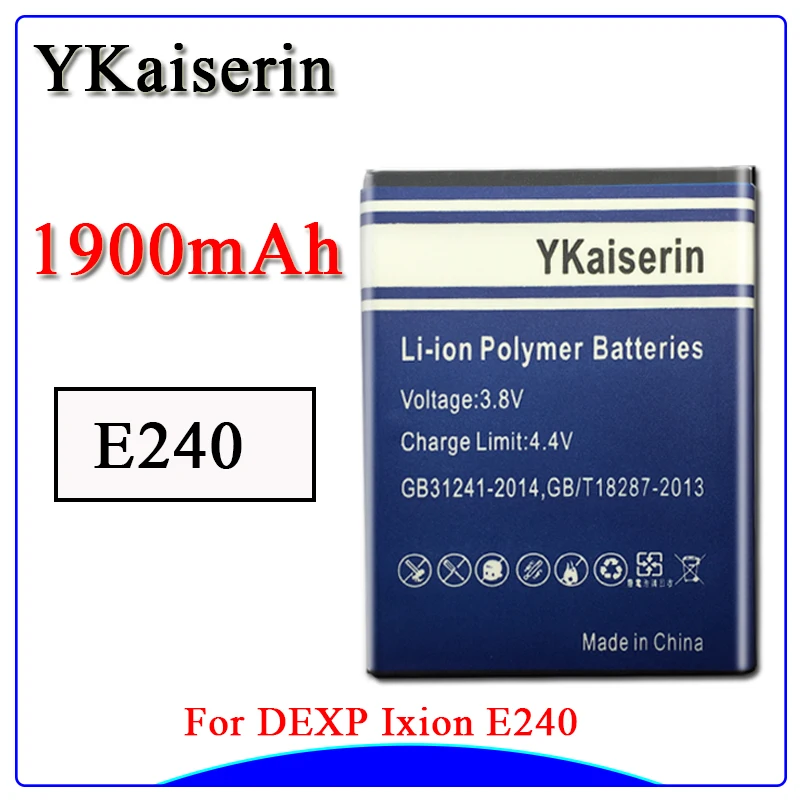 Сменный Аккумулятор Batterij Bateria для DEXP IXION E240 STRIKE2 1900mAh литий-ионная аккумуляторная батарея для мобильного телефона