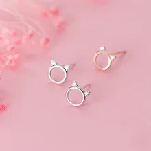 MloveAcc Стерлинговое Серебро 925 ювелирные изделия милый кот серьги-гвоздики с животными для женщин Новинка Brincos модные ювелирные изделия аксессуары для женщин