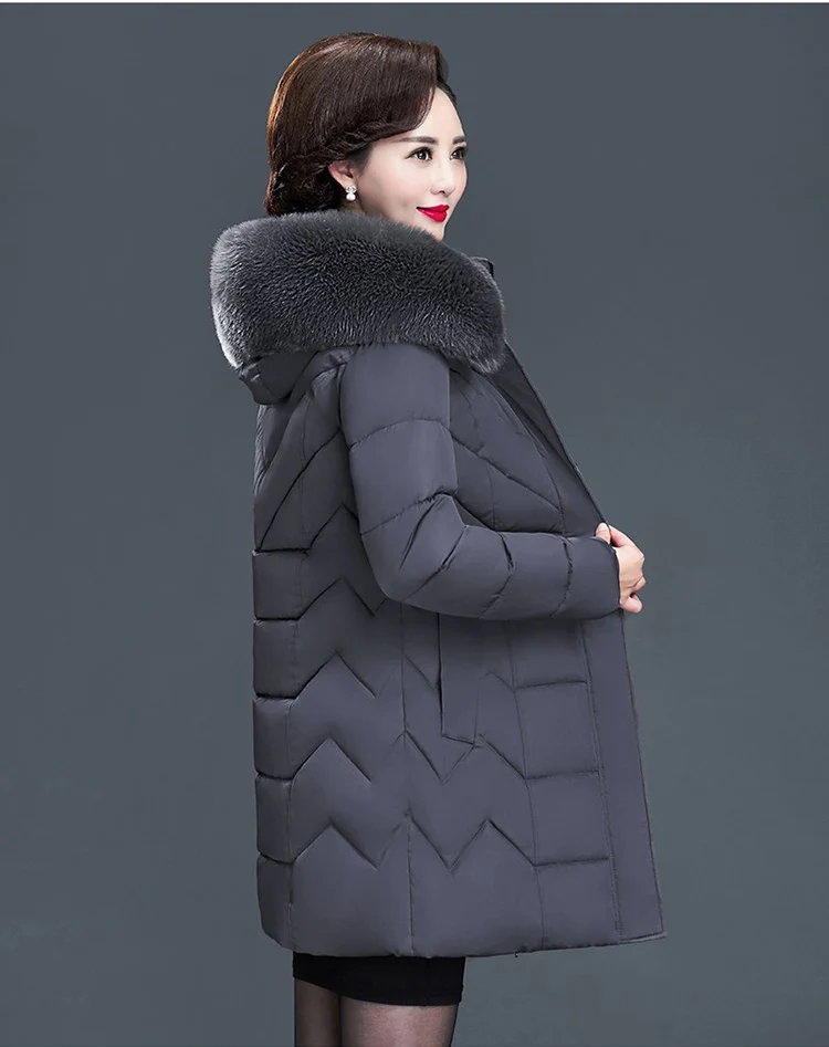 Большие размеры, XL-6XL, женская зимняя куртка, новинка, с капюшоном, меховой воротник, пуховик, хлопковая куртка, пальто, женские теплые утепленные парки, верхняя одежда