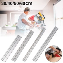

Hot Track Rail Table Saw Accessories for Woodworking DIY Tools T-Tracks with Fixed Scale Aluminum Alloy T-Tracks Slot Miter