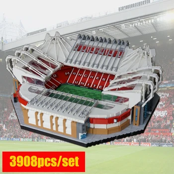 

New 3908PCS Old Trafford Manchester Fit Lepinings 10272 Creator City Street View Model Building Kit Blocks Bricks Toys Kid Gift