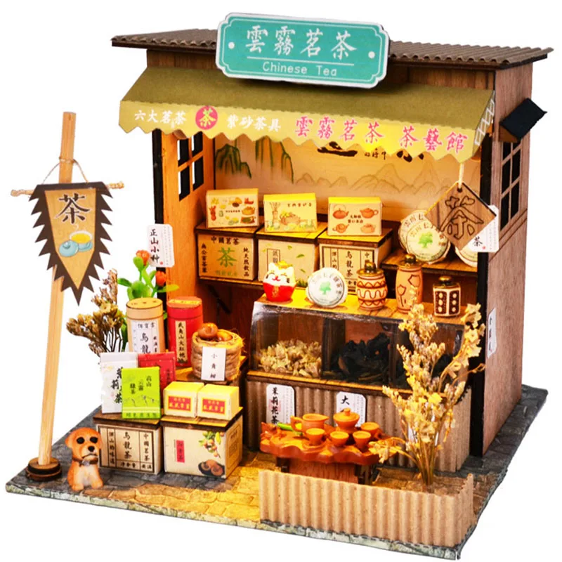 Cutebee Каса Кукольный дом миниатюрная мебель кукольный домик DIY Миниатюрные домики комната игрушки для детей Китайская народная архитектура - Цвет: BM831