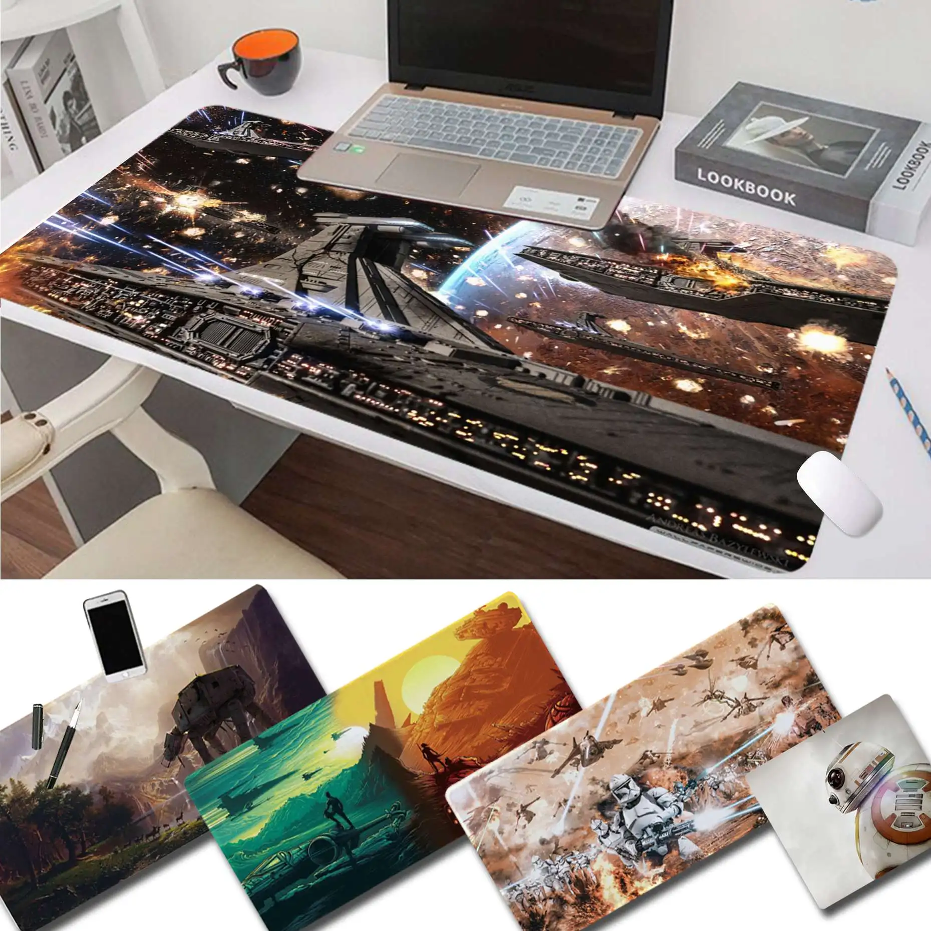 

Maiya New Design Star Wars Durable Rubber Mouse Mat Pad Free Shipping Large Mouse Pad Keyboards Mat