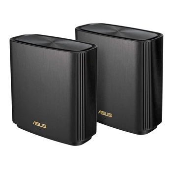 

ASUS ZenWiFi XT8 2 Packs Whole-Home Tri-Band Mesh WiFi 6 System Coverage up to 5,500sq.ft or 6+Rooms, 6.6Gbps WiFi Router