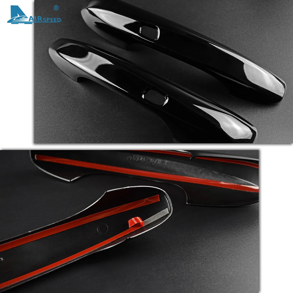 ABS for Mercedes Benz A B C E GLC CLA GLE GLS GLB Class W177 W247 W205 W213  X254 C118 W167 Car Door Handle Cover Trim Sticker