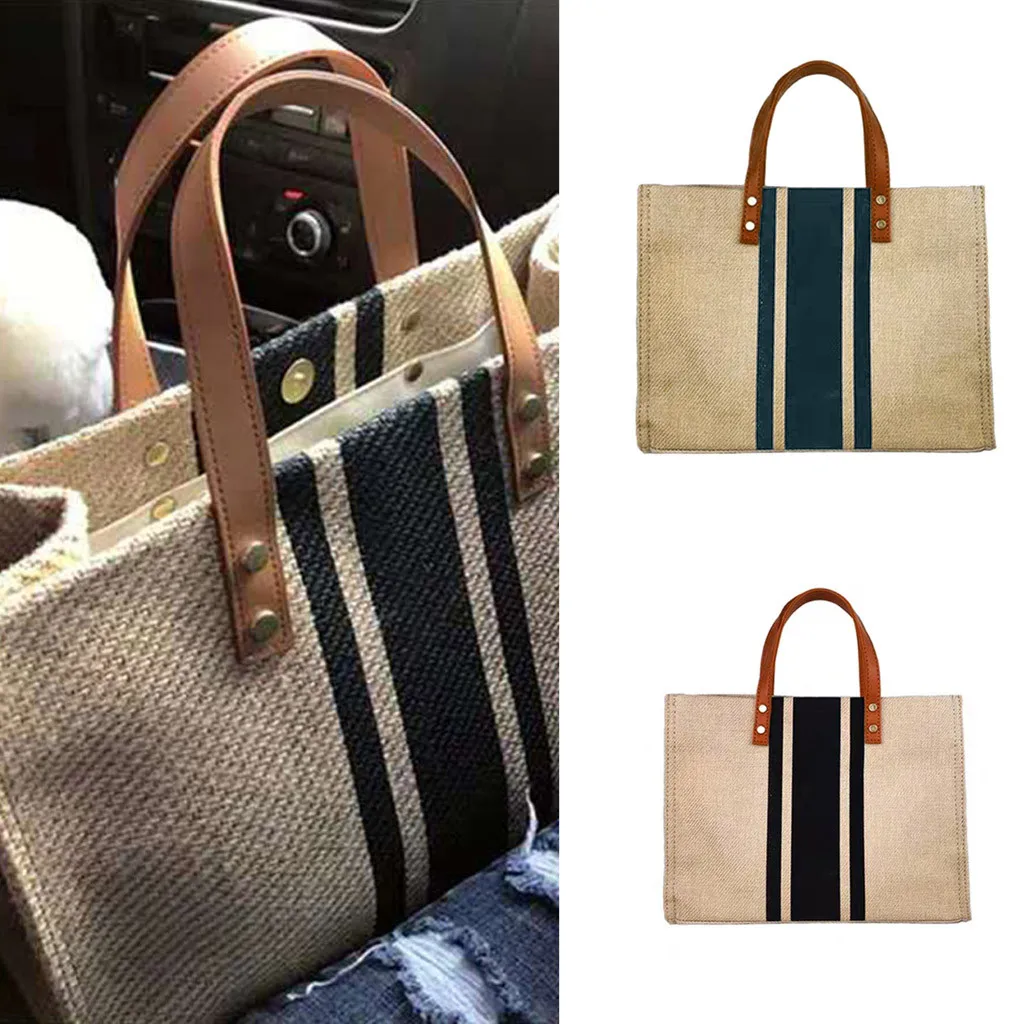 

2019 Woman Portable Briefcase Business One Shoulder Bag Canvas Big Bag Handbag