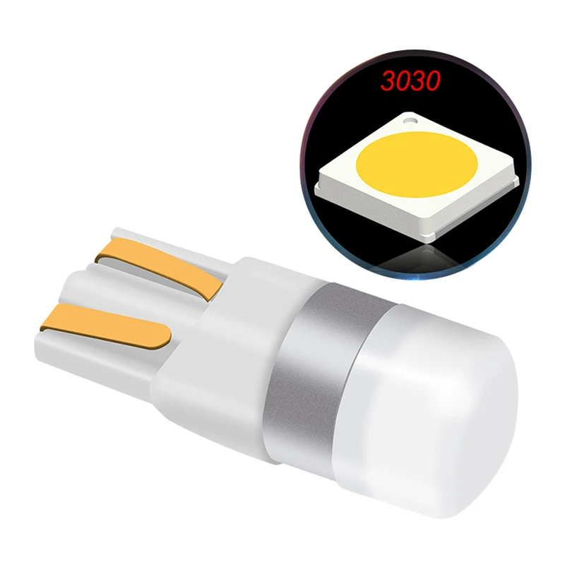 ڵ LED ׸ Ʈ ÷Ʈ   Ŭ Ʈ, T10 W5W 194 1 SMD 3030, DC 12V, 100 