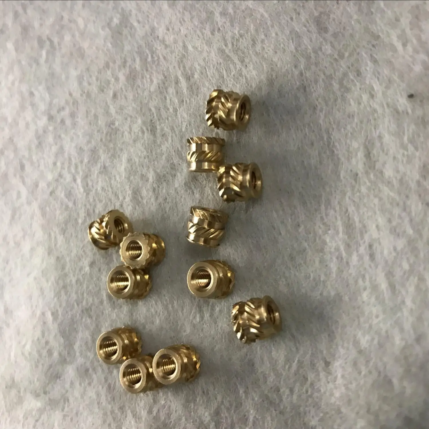 30pcs M2 M2.6 brass nuts muffs sleeves twill knurled nut injection molding muff embedded sleeve | Строительство и ремонт