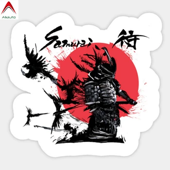

Aliauto Fashion Car Sticker Samurai Japanese Retro Art Print Bushido PVC Decal for Laptop Fridge Mustang Renault Opel,14cm*14cm