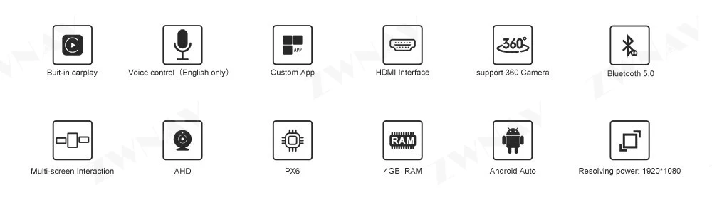 Sale Tesla style 4GB RAM Android 8.1 PX6 Car GPS Navigation For Nissan Juke 2010+Auto head unit Multimedia Player radio tape recorder 19