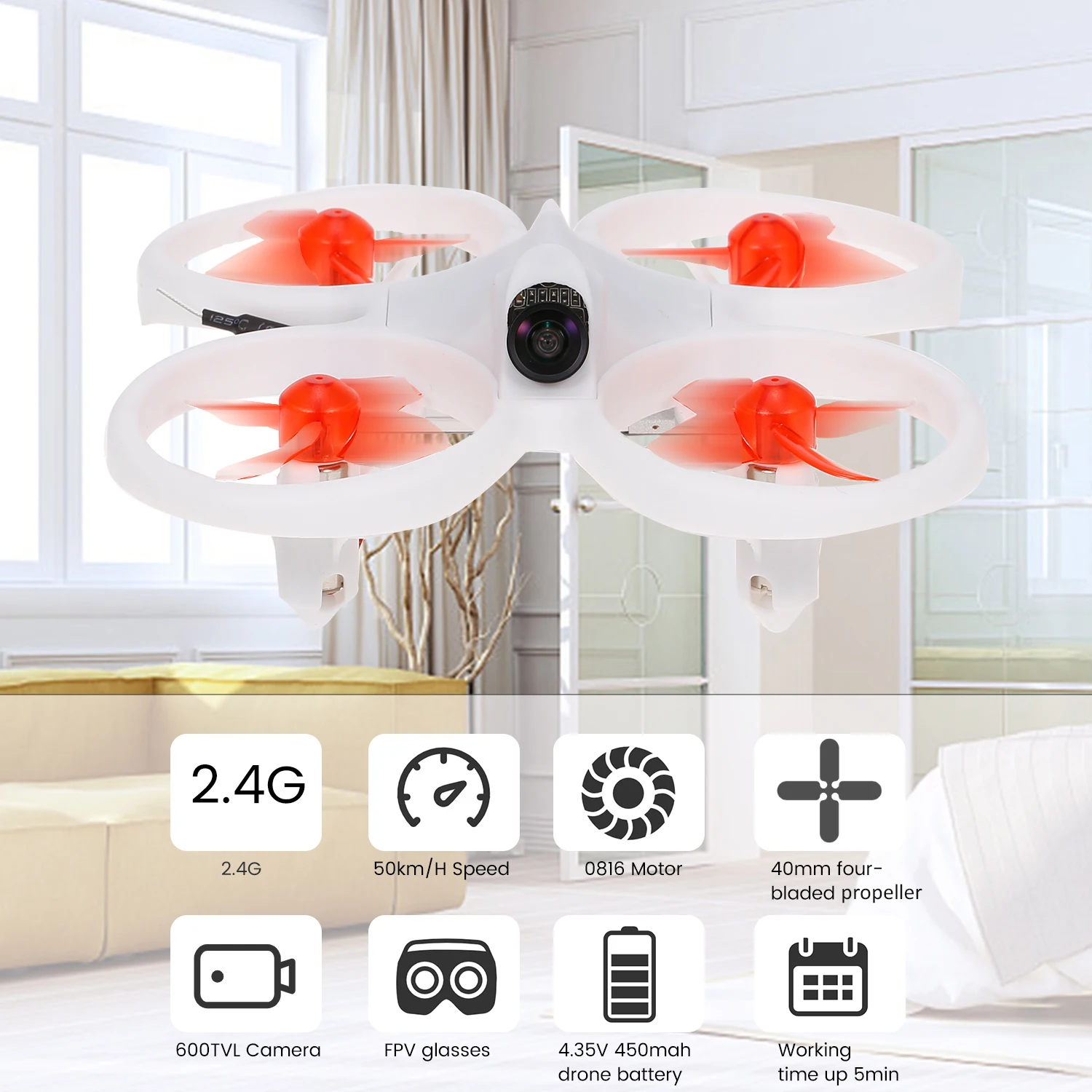 EMAX EZ Pilot Drone закрытый FPV гоночный Дрон с камерой 600TVL скорость 3 уровня гироскоп автоматическое выравнивание с FPV очки игрушки для детей