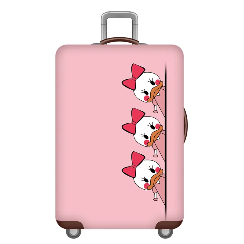 B Luggage cover Пара эластичных багажных чехлов, Защитные чехлы для багажа, используемые для чемодана 18-32 дюймов, пылезащитный чехол, аксессуары для путешествий - Цвет: B Luggage cover
