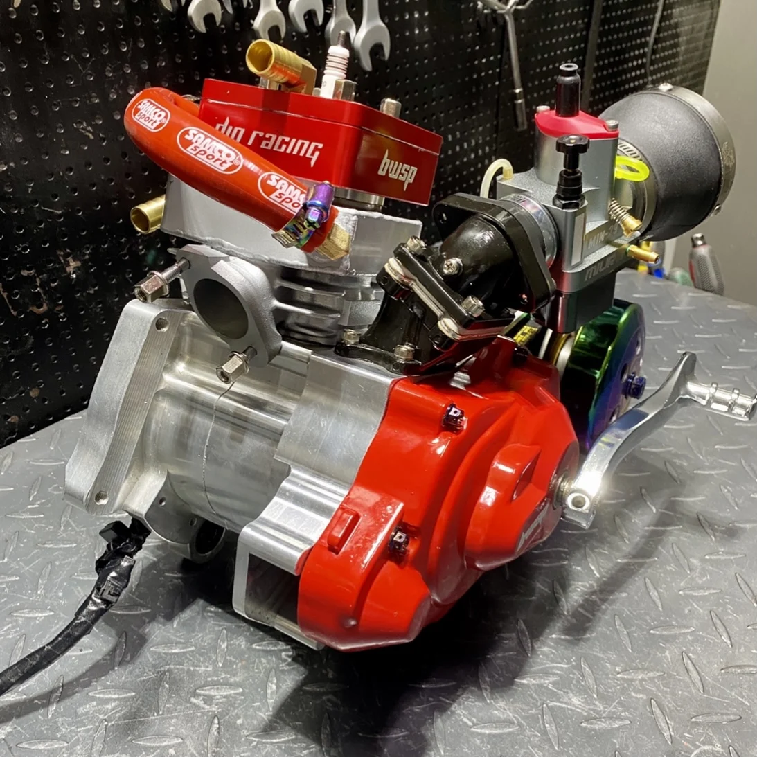 オートバイ用CNCモーター125cc,dio50 af18 bwsp,カジュアルシリーズ,フルコンdio改造,レーシングモーター用,プラグと再生