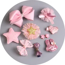 Детский костюм в Корейском стиле; Детский головной убор и заколка для волос для девочек; Бант по всем краям; боковая заколка с коробкой