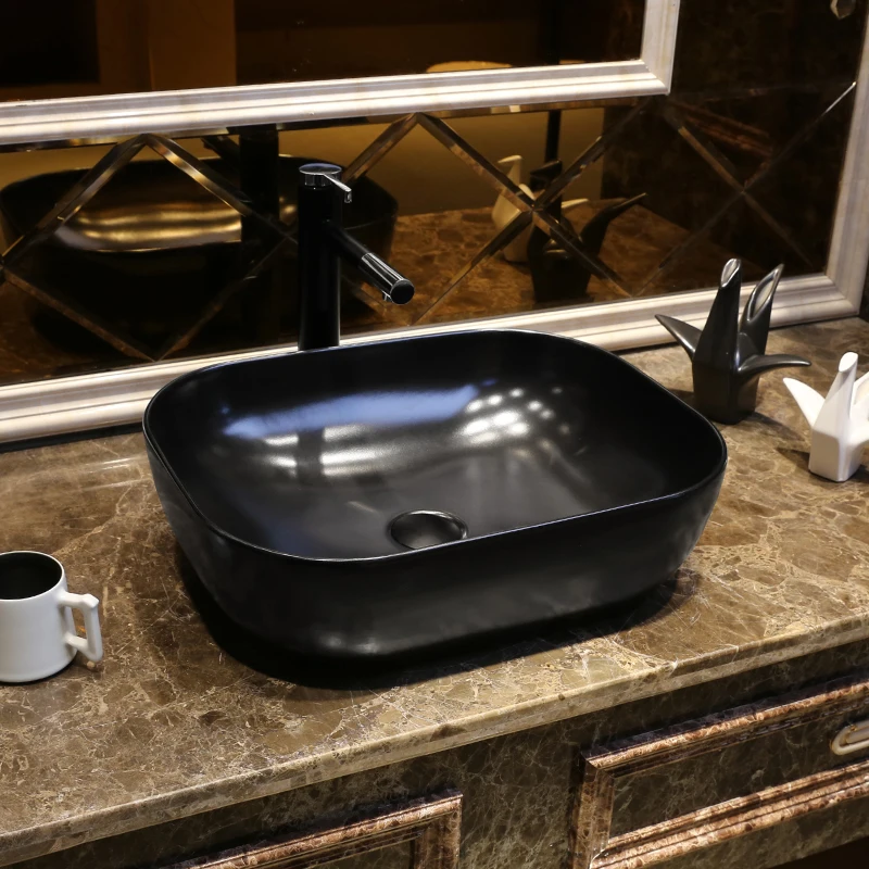 black ceramic wash basin (1)
