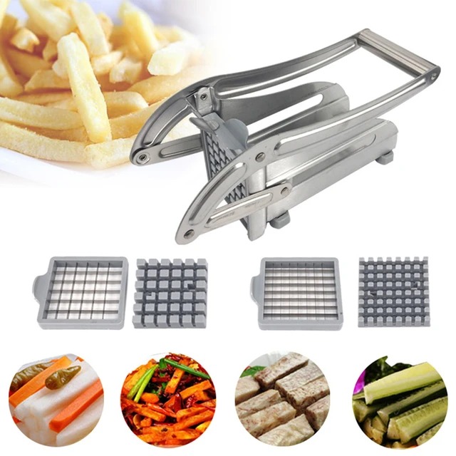 Kitchen Manual Vegetable Cutter Stainless Steel Potato Slicer Potato Cutter  French Fries Cutter Machine Home Kitchen Gadgets - AliExpress