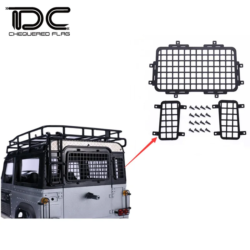 

1/12 Metal 3D Window Net Rear for MN Defender D90 Refit RC Car Upgrade Accessories Parts carro de control remoto