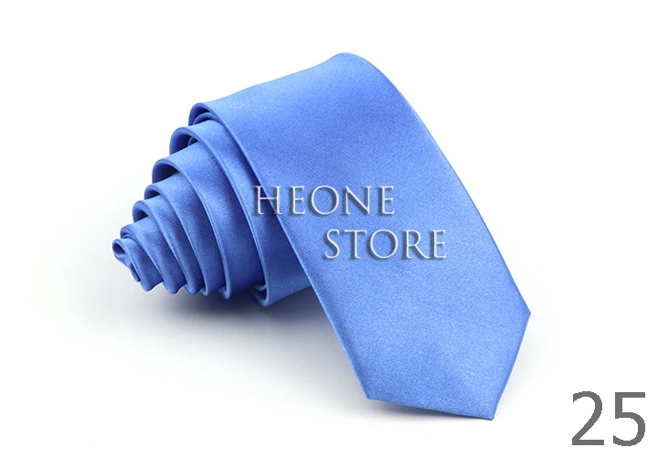Superschlanke 5 cm große Krawatte für Männer, solide Regenbogenfarbe, Polyester-Krawatte, schmal, dünn, rot, blau, orange, modisches Alltags-Hemd-Accessoire – Detail 24