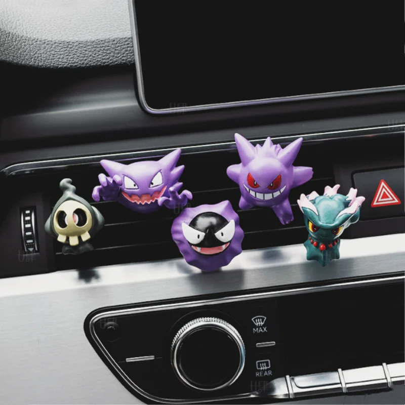 4 Tipos De Fantasma Pokémon Carro Interior Tomada De Ar Decoração Gastly  Gengar Haunter Criativo E Interessante Acessórios - Figuras De Ação -  AliExpress