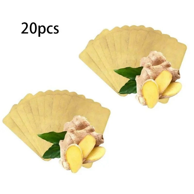1 5 10 20 50Pcs Herbal Ginger Neck Back Joint Pain Relief Plaster Body Warmer Sticker 5