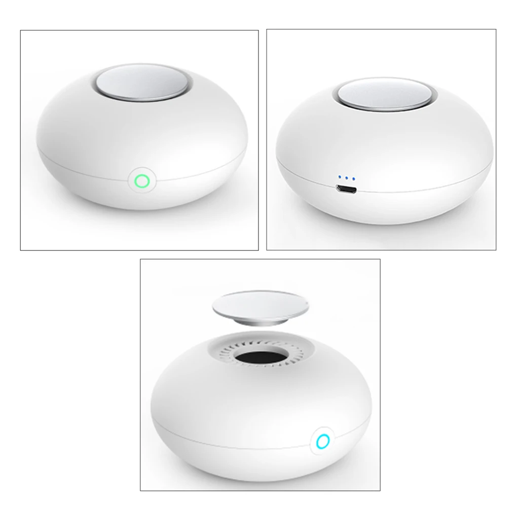 Mini Ozone Generator Deodorizer Air Purifier USB Rechargeable Deodorizer Refrigerator Car Wardrobe Purifier Portable Clear Odor