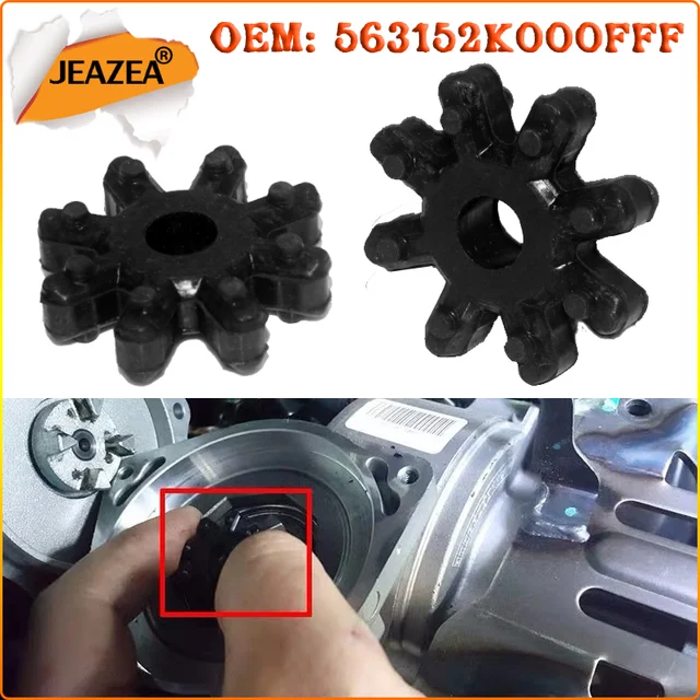 Jeazea 2pcs 563152k000fff Flexible Coupling Coupler Steering