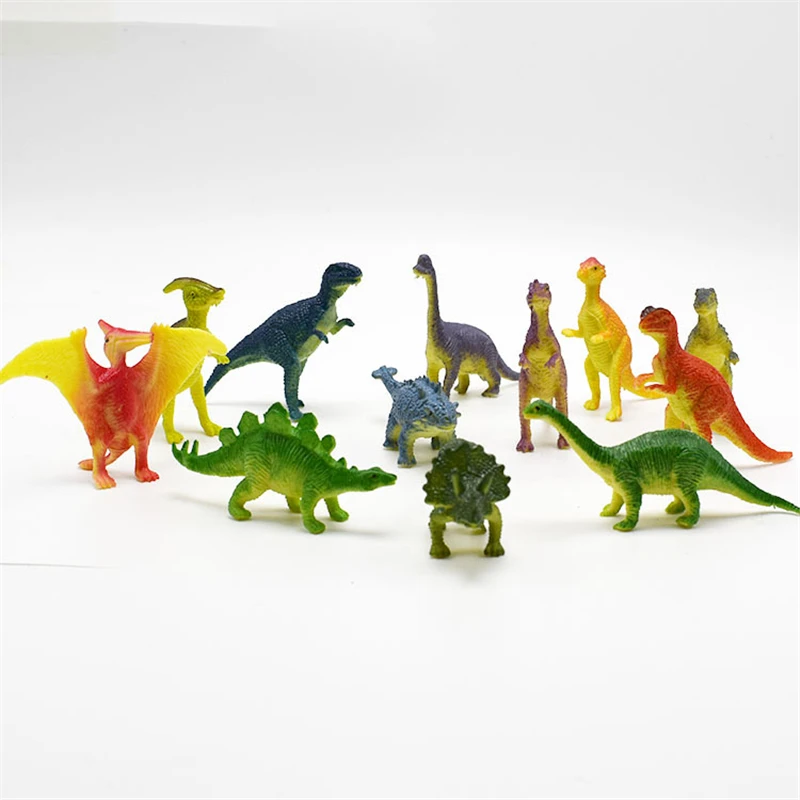 5 шт. модель inosaurs милые животные подарки игрушки для мальчиков хобби Детские Мини