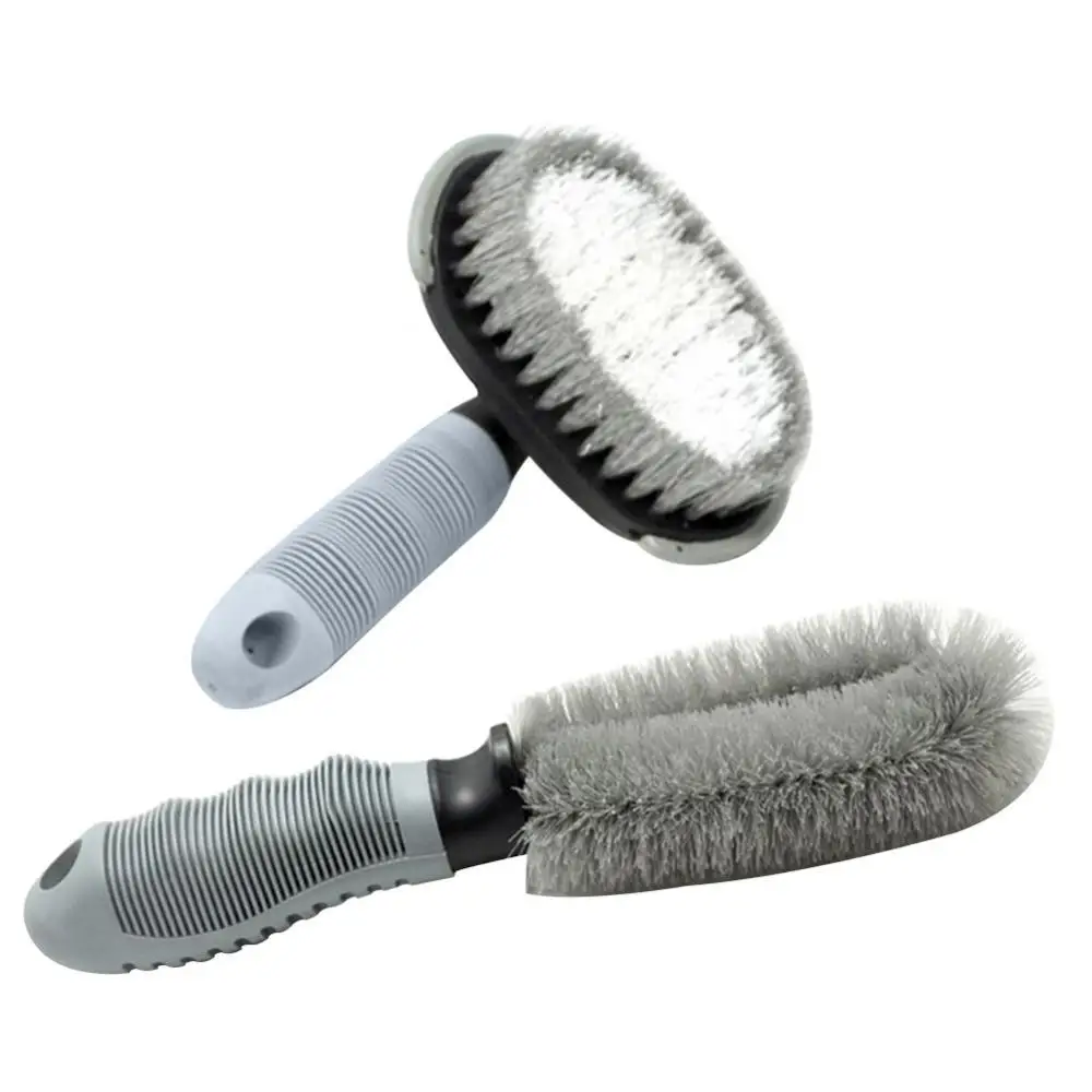 

2Pcs Wheel Tire Soft Hair Brushes Set Car Vehicle Auto Cleaning Rim Wash Tools