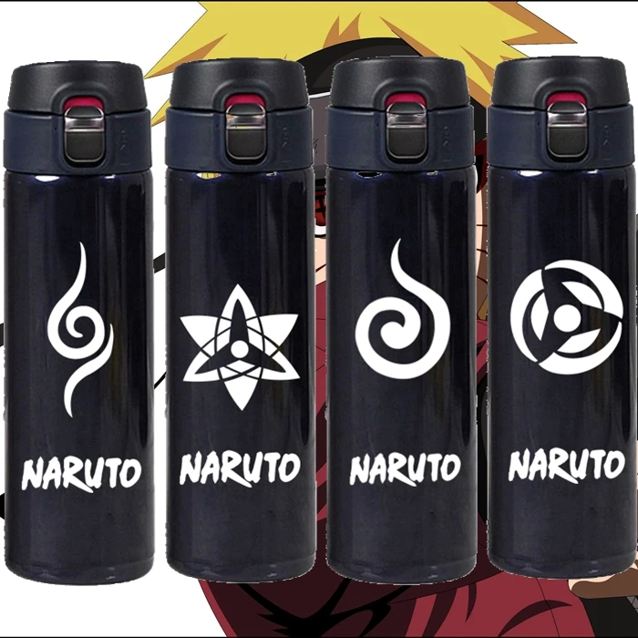 OUSSIRRO NARUTO термос удзумаки Наруто с крышкой Hatake Kakashi Uchiha Itachi кружки Cup Gift|Вакуумные