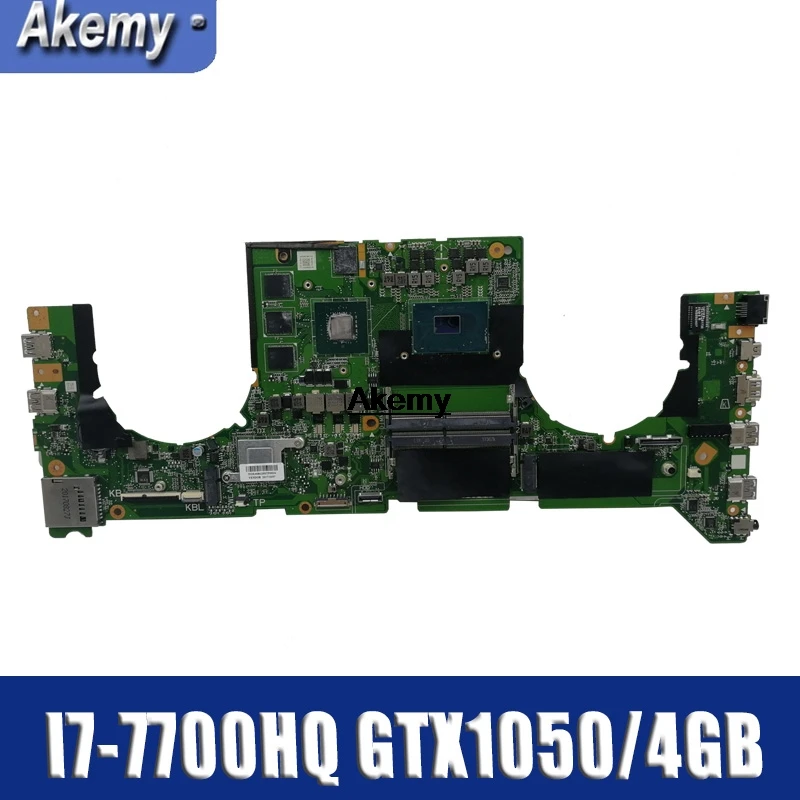 Akemy DABKNMB28A0 материнская плата для ноутбука ASUS ROG Strix GL703VD GL703V оригинальная материнская плата I7-7700HQ GTX1050