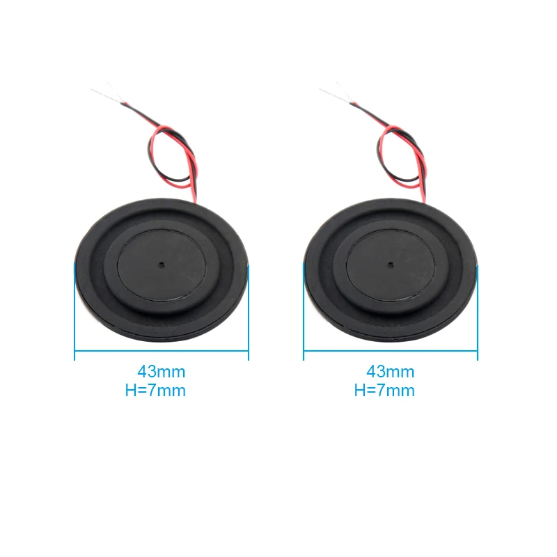 1.5 inch 43mm Full Range Ultra Thin Speaker Unit 8 Ohm 5 W Bass Shock Basin Vibration Diaphragm Audio Bluetooth Speaker