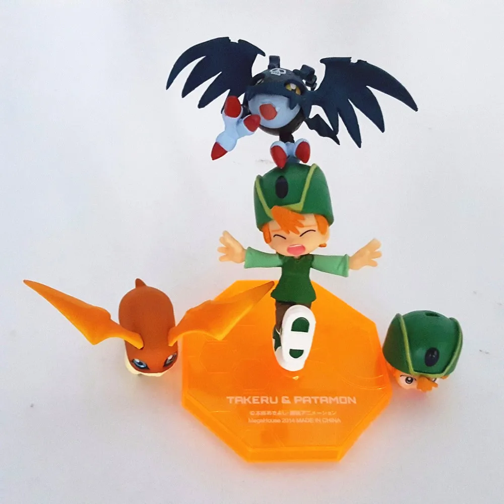 Фигурка героя Digimon приключения цифровая Аниме Такаси Такеру патамон милые