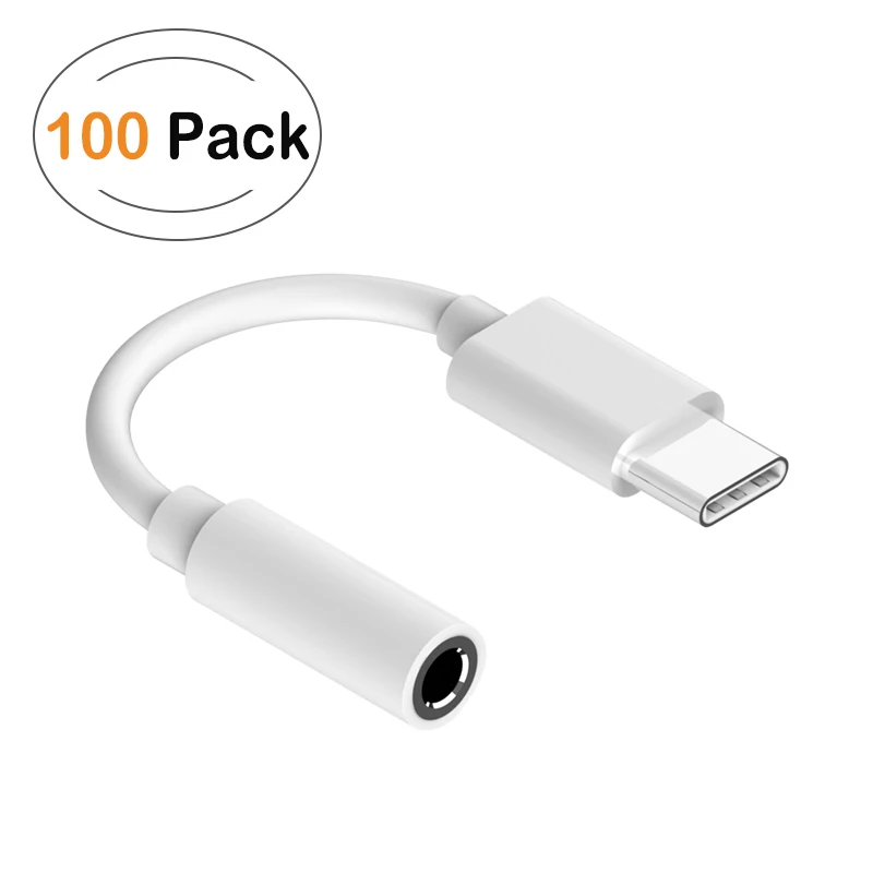 100pcs 3 5mm Jack Headphone Adapter for iphone iOS 10 2 11 for Lighting Plug Music Audio Earphone for iPhone Lightning Converter