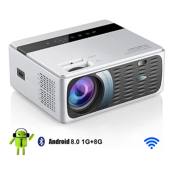 

1080P Projector Full HD Mini Projector Android 6.0 USB Mirroring Video Projectors For Home Cinema Led Beamer PR49002