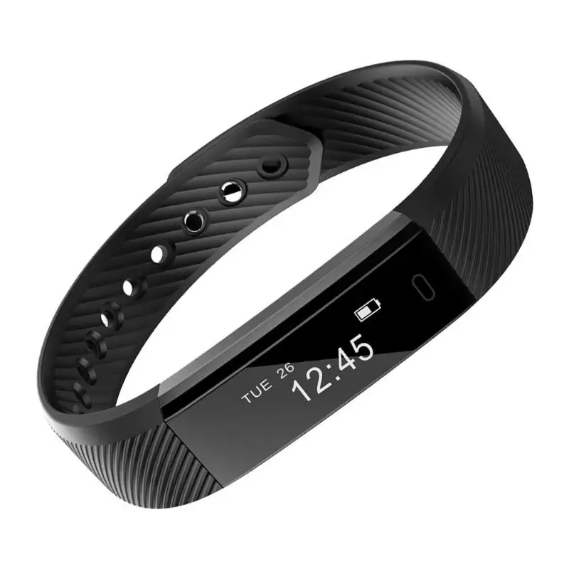 ID115 Android Шагомер фитнес-трекер Bluetooth 4,0 Смарт-часы браслет