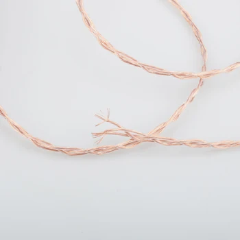 

Audiocrast 3TC Pure Copper Audio Wire For DIY RCA Analogue Phono interconnect cable Balanced Cable HI-End HIFI Bulk Wire