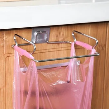 

Portable Hanging Trash Rubbish Bag Storage Rack Garbage Bag Rack Holder Cabinet Trash Rack Kitchen Gadgets