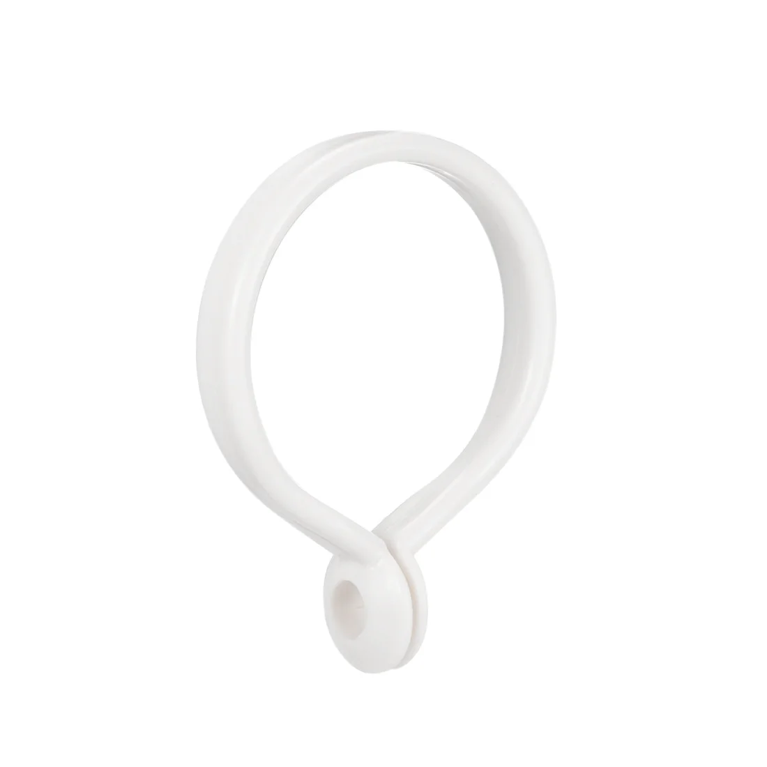 

uxcell Curtain Rings Plastic Drapery Ring w Snap Closure for Curtain Rods White 10- 20-50-100 Pcs 20 Pcs