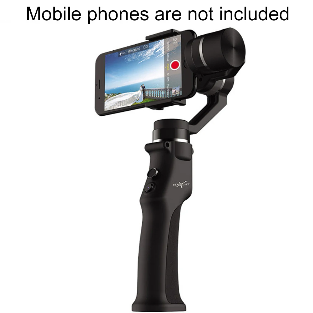 

Eyemind Anti Shake Electronics Gimbal Video Stabilizer Bucket 360 Degree 3 Axis Smartphone Photography Handheld Stand Extendable