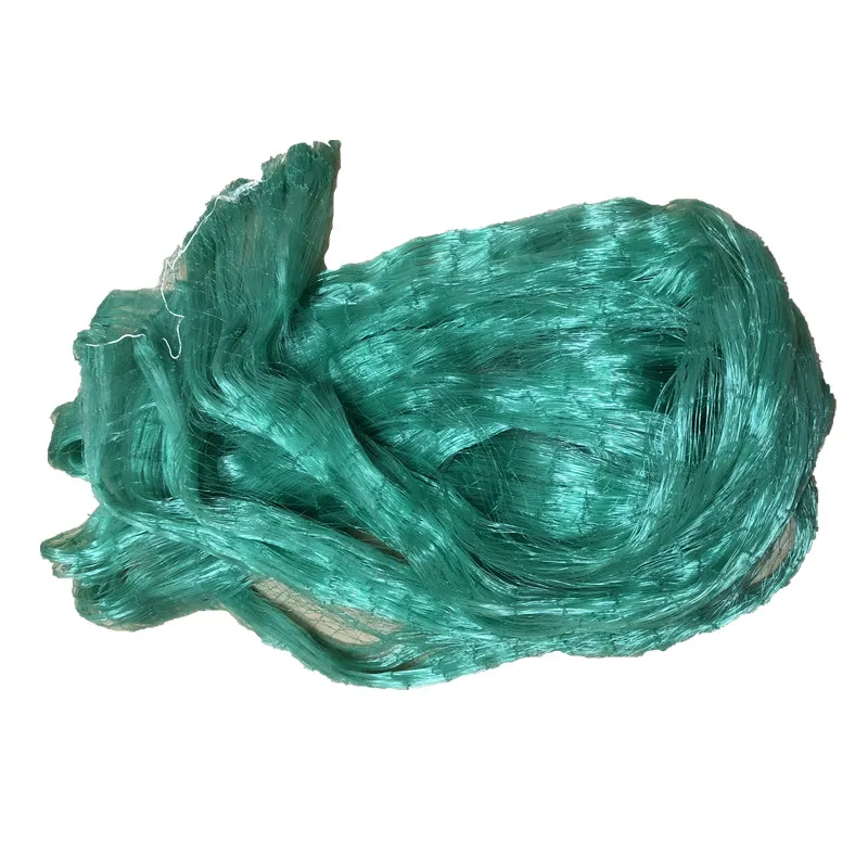 0.2mm0.3mm Green Thick Semifnished Fishing Nets Sticky Nets