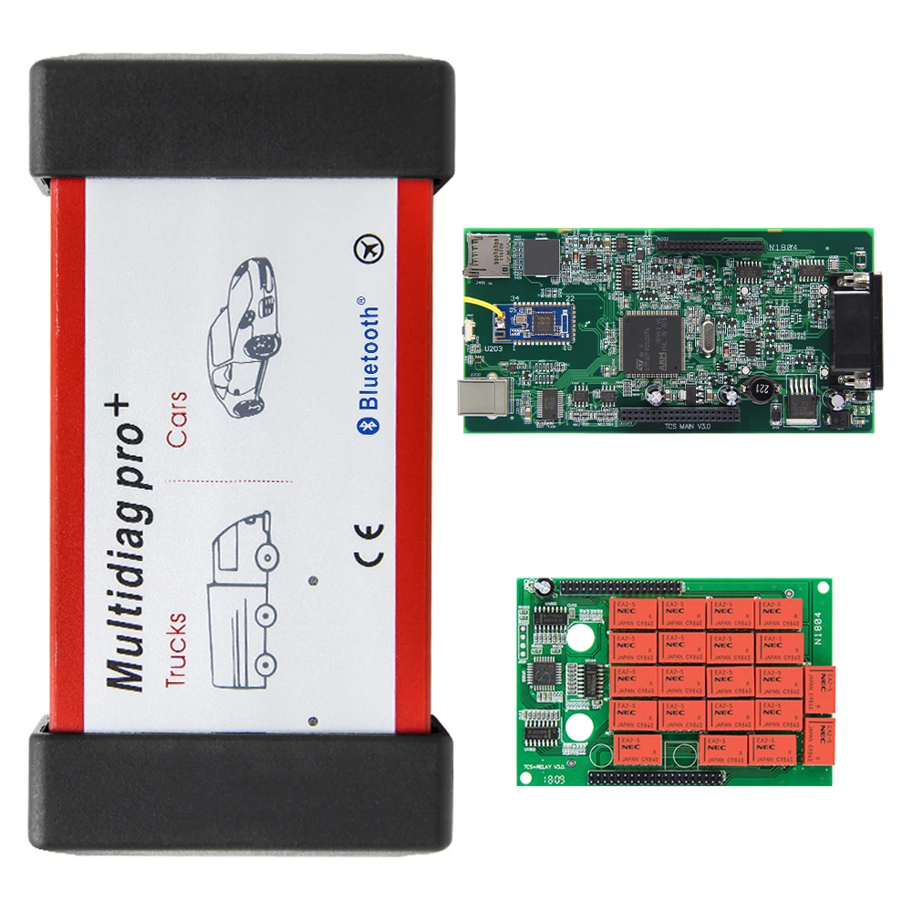 Multidiag pro+ Bluetooth USB. R1 keygen V3.0 реле NEC obd2 сканер автомобилей грузовиков OBDII диагностический инструмент c-dp tcs Автомобильный Кабель