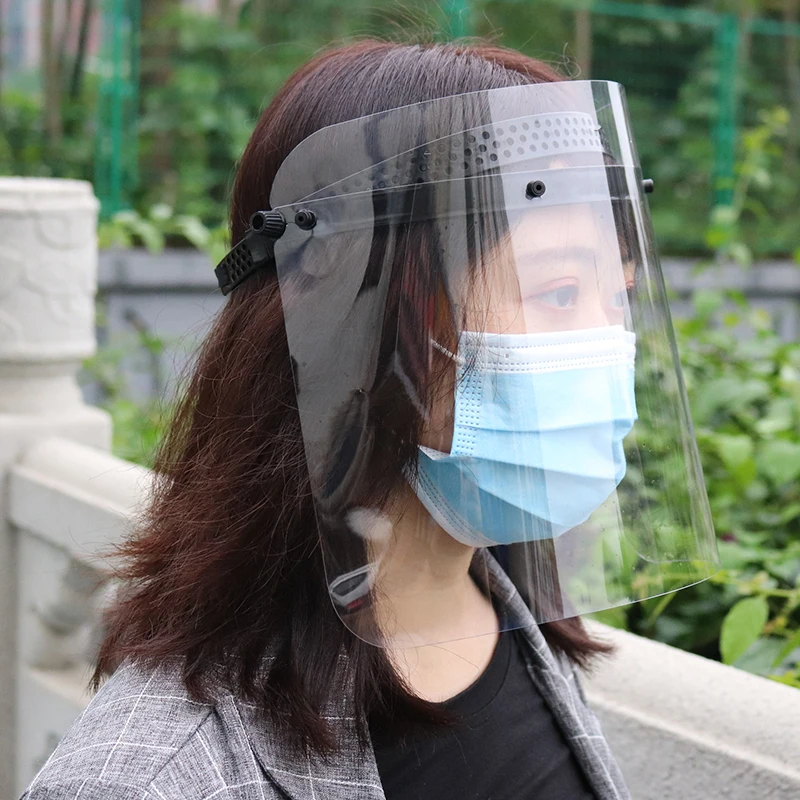 Splash-proof Dust-proof Mask Transparent Anti-Saliva Rotatable Protect Respiratory tract Face Mask Adjustable for Kids Adult